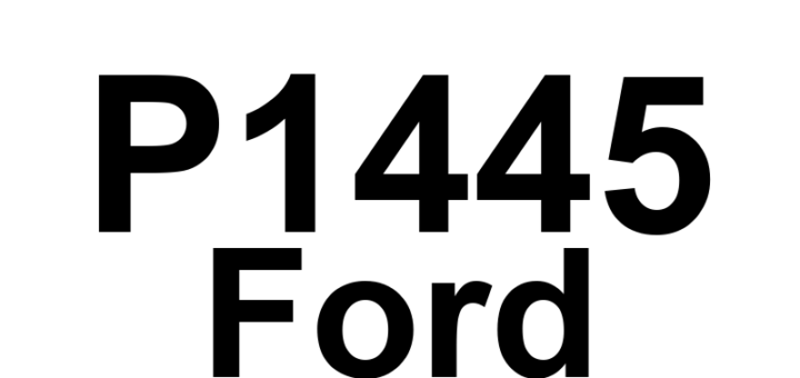DTC P1445 Ford - Definição em inglês: Purge Flow Sensor Circuit High Input Definição em Português: Circuito do Sensor de Fluxo de Purga - Entrada Alta