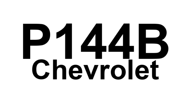 DTC P144B Chevrolet - Definição em inglês: Closed Loop Diesel Particulate Filter (DPF) Regeneration Control At Limit - Stage 1 Temperature Too Low Definição em Português: Controle de Regeneração do Filtro de Partículas Diesel (DPF) em Malha Fechada - Temperatura Muito Baixa na Fase 1