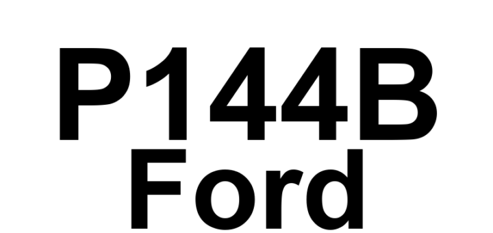 DTC P144B Ford - Definição em inglês: EVAP System Secondary Purge Vapor Line Restricted/Blocked Definição em Português: Linha Secundária de Purga do Sistema EVAP - Restrição/Bloqueio