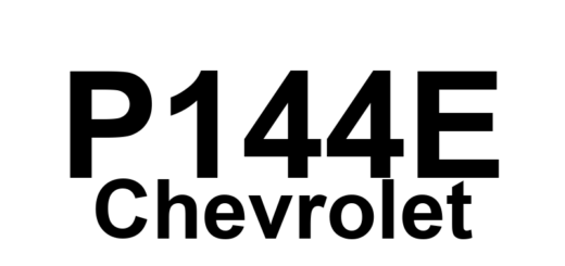 DTC P144E Chevrolet - Definição em inglês: Closed Loop Diesel Particulate Filter (DPF) Regeneration Control At Limit - Stage 2 Temperature Too Low Definição em Português: Controle de Regeneração do Filtro de Partículas Diesel em Circuito Fechado - Temperatura do Estágio 2 Muito Baixa