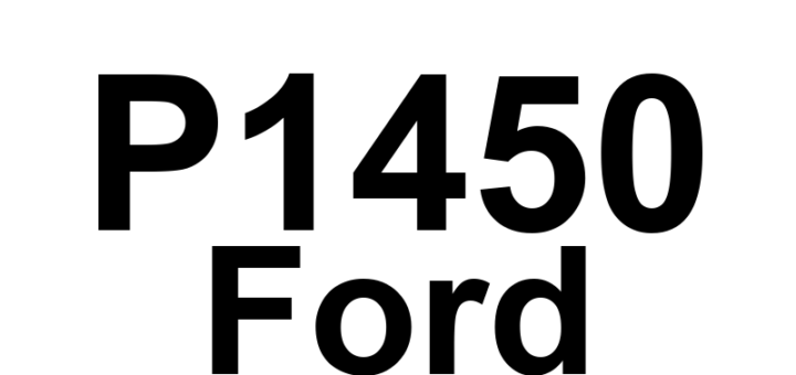 DTC P1450 Ford - Definição em inglês: Unable To Bleed Up Fuel Tank Vacuum Definição em Português: Incapaz de liberar o vácuo do tanque de combustível.