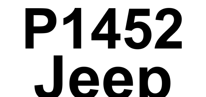 DTC P1452 Jeep - Definição em inglês: Differential Pressure Sensor Hose Performance Definição em Português: Mangueira do Sensor de Pressão Diferencial - Desempenho inadequado