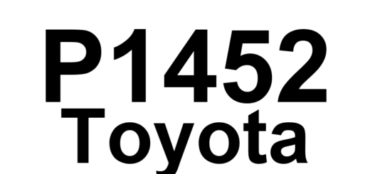 DTC P1452 Toyota - Definição em inglês: Fuel Tank Pressure Sensor Low Input Definição em Português: Sensor de pressão do tanque de combustível - Sinal de entrada baixo