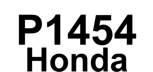 DTC P1454 Honda - Definição em inglês: Fuel Tank Pressure (FTP) Sensor Circuit Range/Performance Problem Definição em Português: Sensor de Pressão do Tanque de Combustível - Problema de Faixa/Desempenho do Circuito