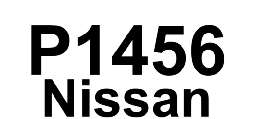 DTC P1456 Nissan - Definição em inglês: EVAP System Very Small Leak (0.020") Detected Definição em Português: Sistema EVAP - Vazamento muito pequeno (0.020") detectado