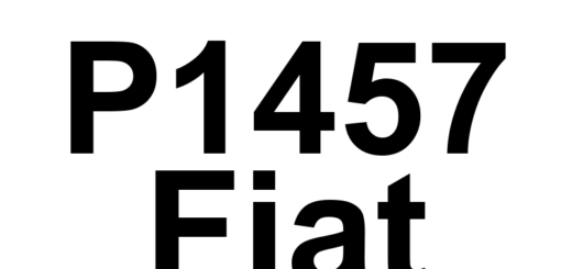 DTC P1457 Fiat - Definição em inglês: Fuel Tank Pressure Sensor Circuit High Definição em Português: Sensor de Pressão do Tanque de Combustível - Circuito com Tensão Alta