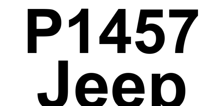 DTC P1457 Jeep - Definição em inglês: Fuel Tank Pressure Sensor Circuit High Definição em Português: Sensor de Pressão do Tanque de Combustível - Circuito com Tensão Alta