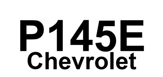 DTC P145E Chevrolet - Definição em inglês: Evaporative Emission (EVAP) System Leak Detection Pump to Vent Solenoid Valve Leak Detected Definição em Português: Bomba de Detecção de Vazamento do Sistema de Emissão Evaporativa (EVAP) - Vazamento Detectado na Válvula Solenoide de Ventilação