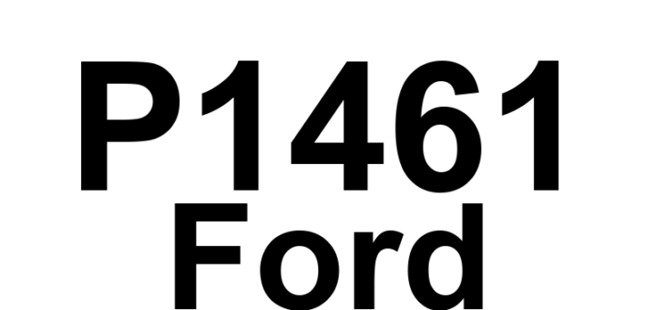 DTC P1461 Ford - Definição em inglês: A/C Pressure Sensor Circuit High Input Definição em Português: Circuito do Sensor de Pressão do Ar-Condicionado - Sinal de Entrada Alto