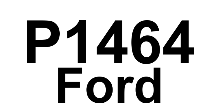 DTC P1464 Ford - Definição em inglês: A/C Demand Out Of Self Test Range Definição em Português: Demanda do Ar Condicionado - Fora da Faixa de Autoteste