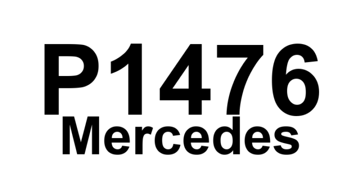 DTC P1476 Mercedes - Definição em inglês: Resonance flap intake pipe Y22/7 Definição em Português: Flap de ressonância do tubo de admissão Y22/7 - Problema detectado