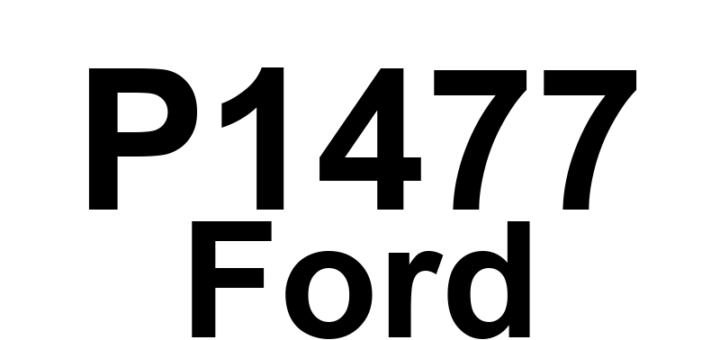 DTC P1477 Ford - Definição em inglês: Medium Fan Control Primary Circuit Malfunction Definição em Português: Circuito de Controle do Ventilador Médio - Mau Funcionamento Primário