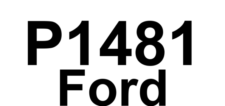 DTC P1481 Ford - Definição em inglês: Fan Secondary Low With High Fan On Definição em Português: Ventoinha Secundária - Baixa com Ventoinha Principal Ligada