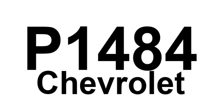 DTC P1484 Chevrolet - Definição em inglês: Cooling Fan Speed Excessive RPM Definição em Português: Velocidade da Ventoinha de Arrefecimento - RPM Excessivo