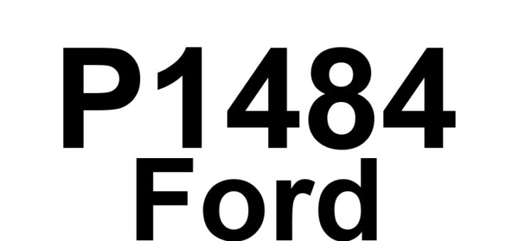 DTC P1484 Ford - Definição em inglês: Open Power Ground To Variable Load Control Module Definição em Português: Aterramento de Energia Aberto para o Módulo de Controle de Carga Variável.