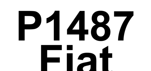 DTC P1487 Fiat - Definição em inglês: After Run Coolant Pump Control Circuit Open Definição em Português: Circuito de Controle da Bomba de Refrigeração Pós-Operação - Circuito Aberto