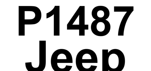 DTC P1487 Jeep - Definição em inglês: After Run Coolant Pump Control Circuit Open Definição em Português: Circuito de Controle da Bomba de Arrefecimento Pós-Funcionamento - Aberto