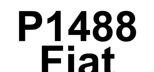 DTC P1488 Fiat - Definição em inglês: After Run Coolant Pump Control Circuit Low Definição em Português: Circuito de Controle da Bomba de Refrigerante Pós-Operação - Tensão Baixa