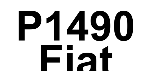 DTC P1490 Fiat - Definição em inglês: After Run Coolant Pump Performance Definição em Português: Bomba de Refrigeração Pós-desligamento - Desempenho Inadequado
