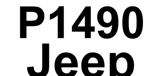 DTC P1490 Jeep - Definição em inglês: After Run Coolant Pump Performance Definição em Português: Bomba de Refrigeração Pós-Operação - Desempenho Insatisfatório