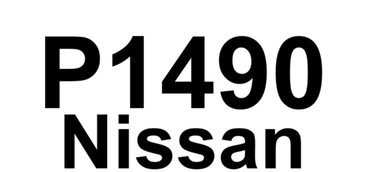 DTC P1490 Nissan - Definição em inglês: EVAP Vacuum Cut Valve Bypass Valve Circuit Malfunction Definição em Português: Válvula de Desvio da Válvula de Corte de Vácuo do EVAP - Mau Funcionamento do Circuito