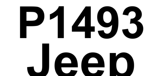 DTC P1493 Jeep - Definição em inglês: Battery Temperature Sensor Circuit Low Input Definição em Português: Sensor de Temperatura da Bateria - Entrada Baixa no Circuito
