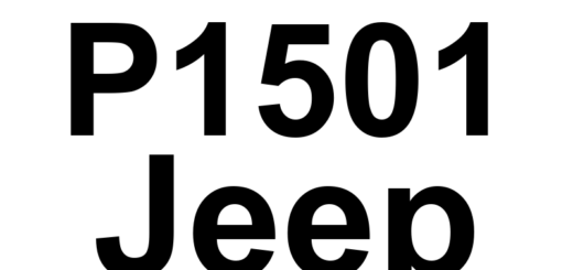 DTC P1501 Jeep - Definição em inglês: Vehicle Speed Sensor No. 1/2 Drive Wheel Correlation Definição em Português: Sensor de Velocidade do Veículo - Correlação das Rodas Motrizes 1/2