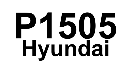 DTC P1505 Hyundai - Definição em inglês: Idle Charge Actuator Signal Low of Coil #1 Definição em Português: Sinal do Atuador de Carga em Marcha Lenta - Nível Baixo da Bobina #1