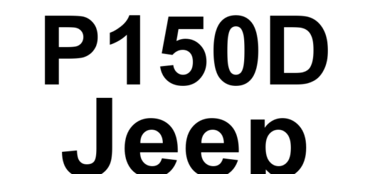 DTC P150D Jeep - Definição em inglês: Cold Start Rough Idle - Open Throttle Start Definição em Português: Marcha Lenta Irregular na Partida a Frio - Partida com Borboleta Aberta