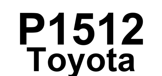 DTC P1512 Toyota - Definição em inglês: Turbo Boost Pressure High Malfunction Definição em Português: Pressão do Turbo - Malfuncionamento de Alta Pressão