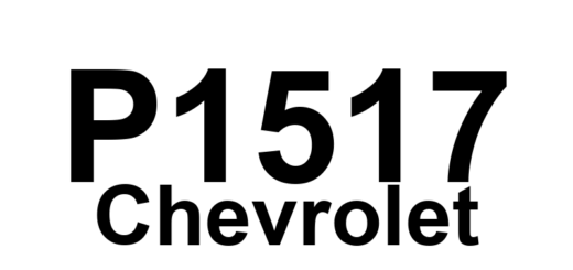 DTC P1517 Chevrolet - Definição em inglês: Throttle Actuator Control Module Performance Definição em Português: Módulo de Controle do Atuador do Acelerador - Desempenho insatisfatório.
