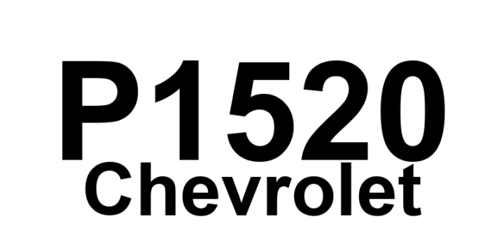 DTC P1520 Chevrolet - Definição em inglês: Park Neutral Position Switch Circuit Malfunction Definição em Português: Circuito do Interruptor de Posição de Estacionamento/Neutro - Mau Funcionamento