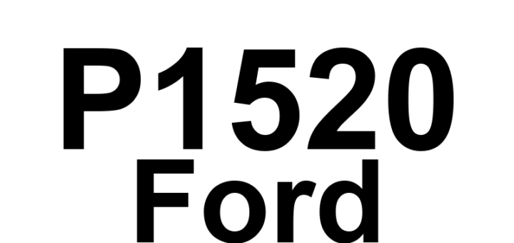 DTC P1520 Ford - Definição em inglês: Intake Manifold Runner Control Input Error Definição em Português: Erro de Entrada no Controle das Palhetas do Coletor de Admissão