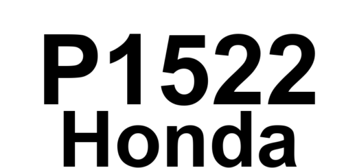 DTC P1522 Honda - Definição em inglês: Master Power Vacuum Sensor Low Input Definição em Português: Sensor de Vácuo do Mestre de Potência - Entrada Baixa