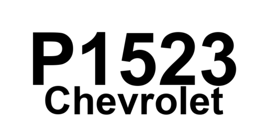 DTC P1523 Chevrolet - Definição em inglês: TAC Module Return Range/Performance Definição em Português: Módulo TAC - Faixa de Retorno/Desempenho
