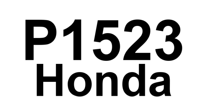 DTC P1523 Honda - Definição em inglês: Master Power Vacuum Sensor High Input Definição em Português: Sensor de Vácuo do Servo Freio - Entrada Alta
