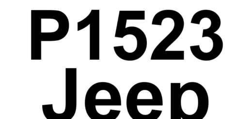 DTC P1523 Jeep - Definição em inglês: VVA Low Oil Pressure Definição em Português: Pressão Baixa de Óleo no VVA