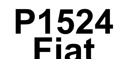 DTC P1524 Fiat - Definição em inglês: Oil Pressure Out Of Range-Camshaft Advance-Retard Disabled Definição em Português: Pressão do Óleo Fora da Faixa - Avanço/Retardo do Eixo de Comando Desativado.