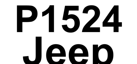 DTC P1524 Jeep - Definição em inglês: Oil Pressure Out Of Range - Camshaft Advance/Retard Disabled Definição em Português: Pressão do óleo fora da faixa - Avanço/Retardo do comando de válvulas desativado.