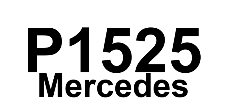 DTC P1525 Mercedes - Definição em inglês: right camshaft control device regulation solenoid valve (Y49/2) Definição em Português: Solenóide da válvula de regulagem do dispositivo de controle do comando de válvulas direito (Y49/2).