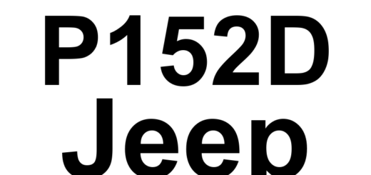 DTC P152D Jeep - Definição em inglês: Engine Hood Switch 2 Circuit Low Definição em Português: Interruptor do Capô do Motor 2 - Circuito em Baixa Voltagem