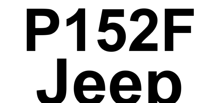 DTC P152F Jeep - Definição em inglês: Engine Hood Switch 2 / Engine Hood Switch 1 Correlation Definição em Português: Chave do Capô do Motor 2 / Chave do Capô do Motor 1 - Correlação Inadequada