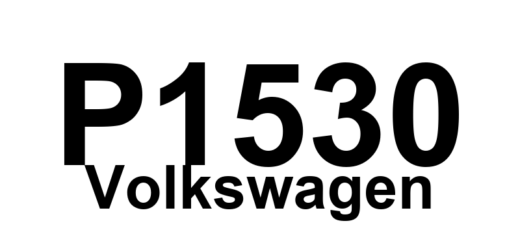 DTC P1530 Volkswagen - Definição em inglês: Camshaft Control Circuit Short to Ground Definição em Português: Circuito de Controle do Eixo de Comando - Curto para o Terra