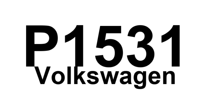 DTC P1531 Volkswagen - Definição em inglês: Camshaft Control Circuit Open Definição em Português: Circuito de Controle do Eixo de Comando - Circuito Aberto