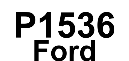 DTC P1536 Ford - Definição em inglês: Parking Brake Applied Failure Definição em Português: Freio de Estacionamento - Falha ao Aplicar