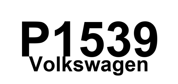 DTC P1539 Volkswagen - Definição em inglês: Clutch Vacuum Vent Valve Switch Incorrect Signal Definição em Português: Interruptor da Válvula de Ventilação do Vácuo da Embreagem - Sinal Incorreto
