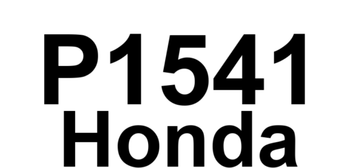 DTC P1541 Honda - Definição em inglês: HTRS Passenger Heater Standby Circuit Low Input Definição em Português: Circuito do aquecedor do passageiro HTRS - Entrada baixa (em espera)