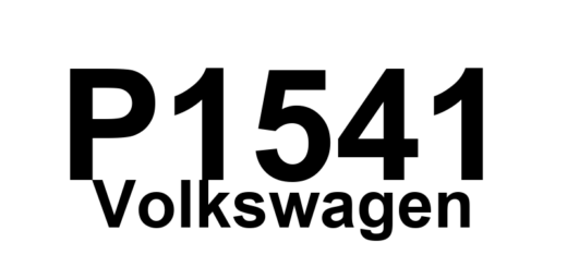 DTC P1541 Volkswagen - Definição em inglês: Fuel Pump Relay Circuit Open Definição em Português: Circuito do Relé da Bomba de Combustível - Circuito Aberto