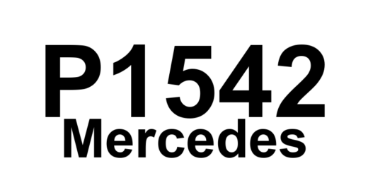 DTC P1542 Mercedes - Definição em inglês: Pedal value sensor (B71) Definição em Português: Sensor de valor do pedal (B71)