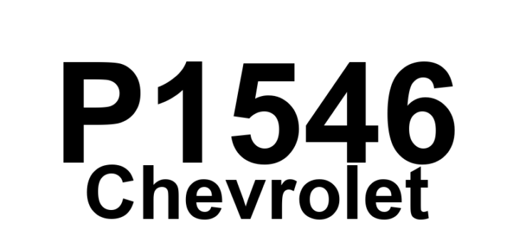 DTC P1546 Chevrolet - Definição em inglês: A/C Clutch Status Circuit Low Input Definição em Português: Circuito de Status da Embreagem do Ar-Condicionado - Entrada Baixa